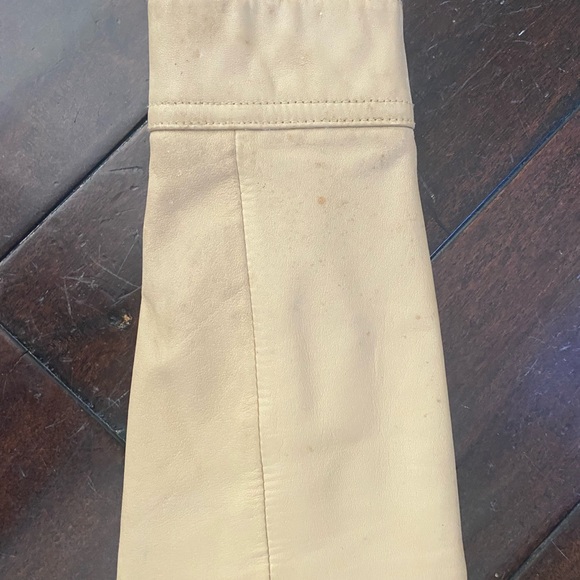Vintage 90s Camel Leather Jacket M - Picture 10 of 13